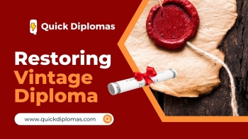 Thinking of Restoring Vintage Diplomas? We Got your Back!