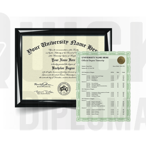 replacement bachelor college university diploma degree with transcript mark sheet