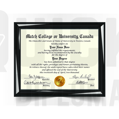 replacement canada college university diploma degree certificate