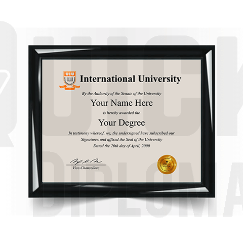 replacement international college university diploma degree certificate