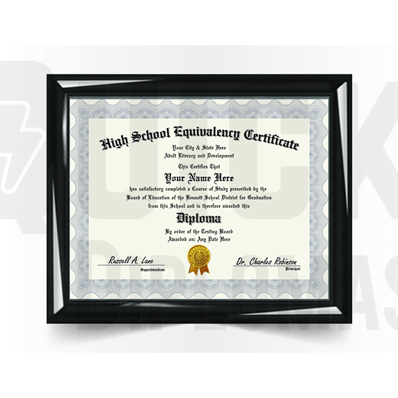 Replacement GED Diploma