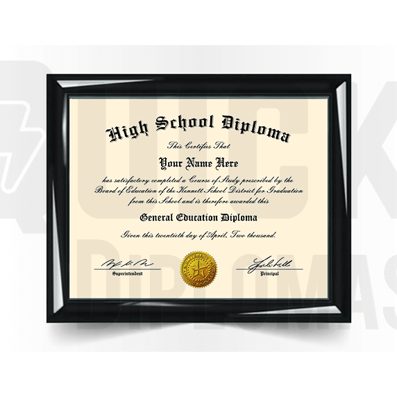 Replacement High School Diploma