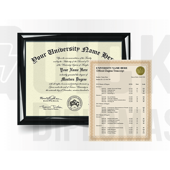 Replacement Master Diplomas and Transcripts