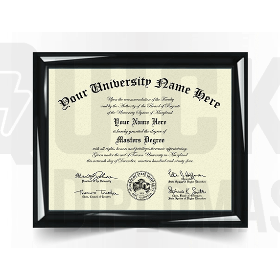 Replacement Master Diploma