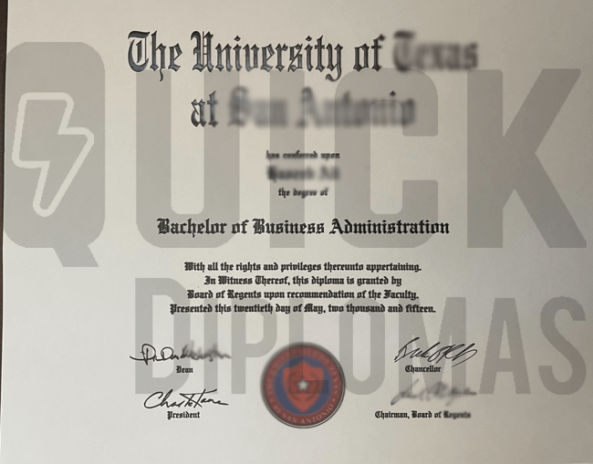 custom made university of texas bachelor degree diploma in business administration